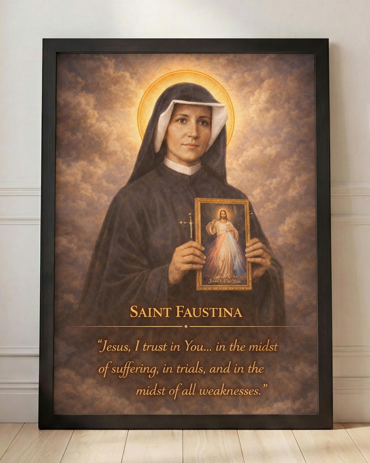 Saint Faustina Wall Art