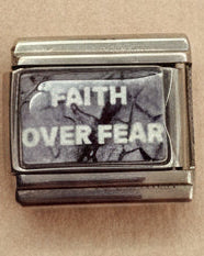 Faith over fear charm