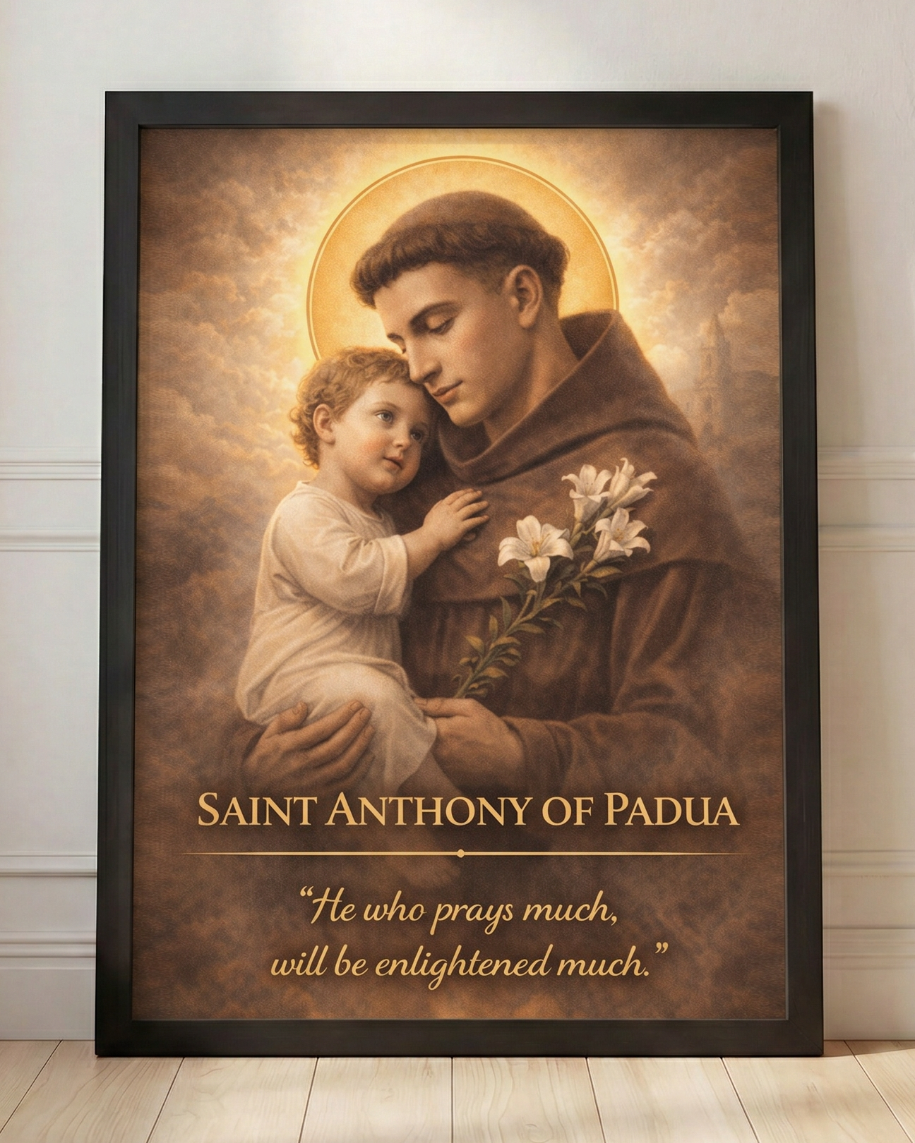 Saint Anthony Of Padua Wall Art