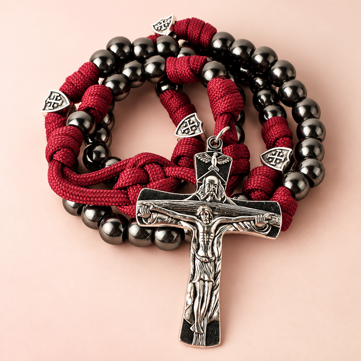 Rugged Rosary-burgundy edition