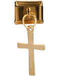 Golden cross Charm