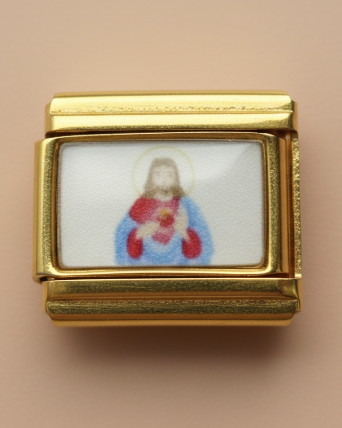 Heart of Jesus charm