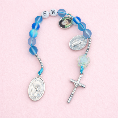 Custom One Decade Rosary - Semi Precious Beads