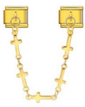 Gold Multi Cross Chain charm