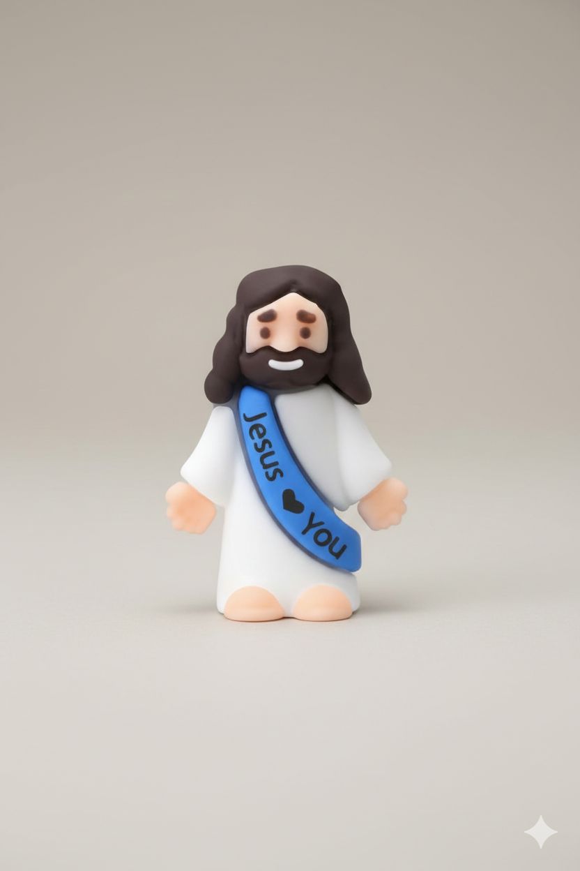 Mini Figurines- Jesus Loves you