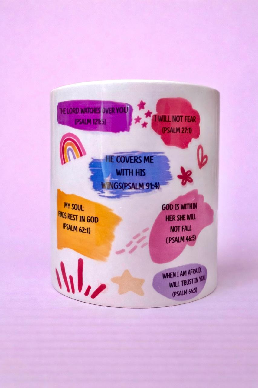Psalm Inspirational Mug – Faith-Filled Scripture Coffee Cup