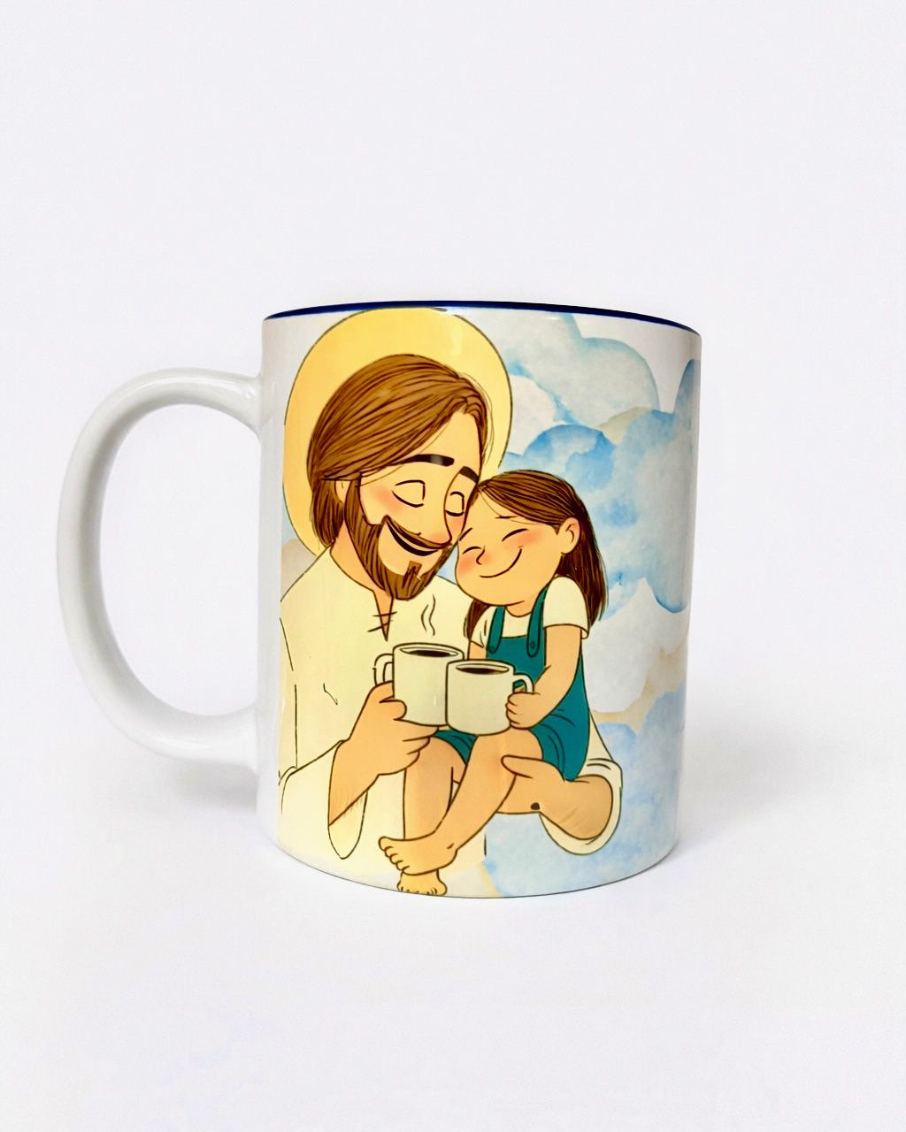Safe in His arms Mug