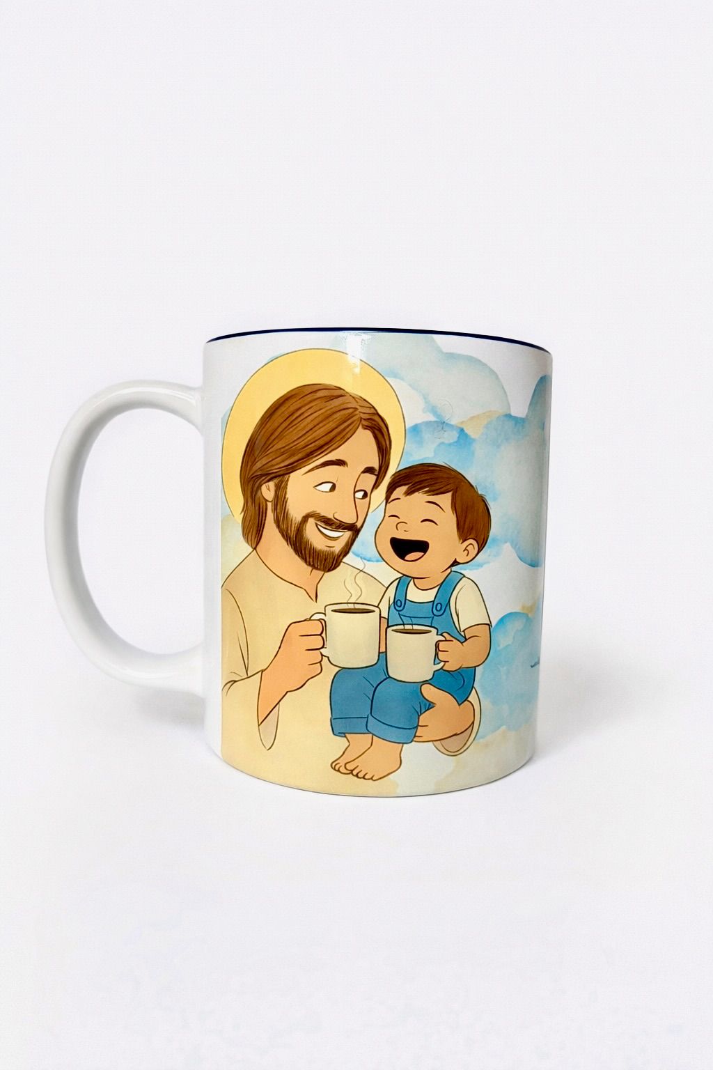 Safe in His arms Mug