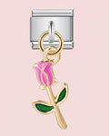 Saint Theresa Rose Charm