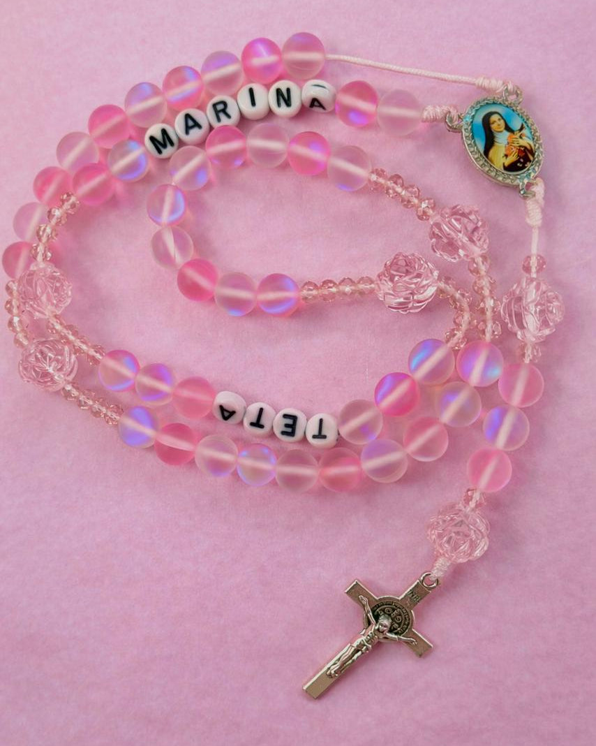 Custom Semi Precious stones Rosary