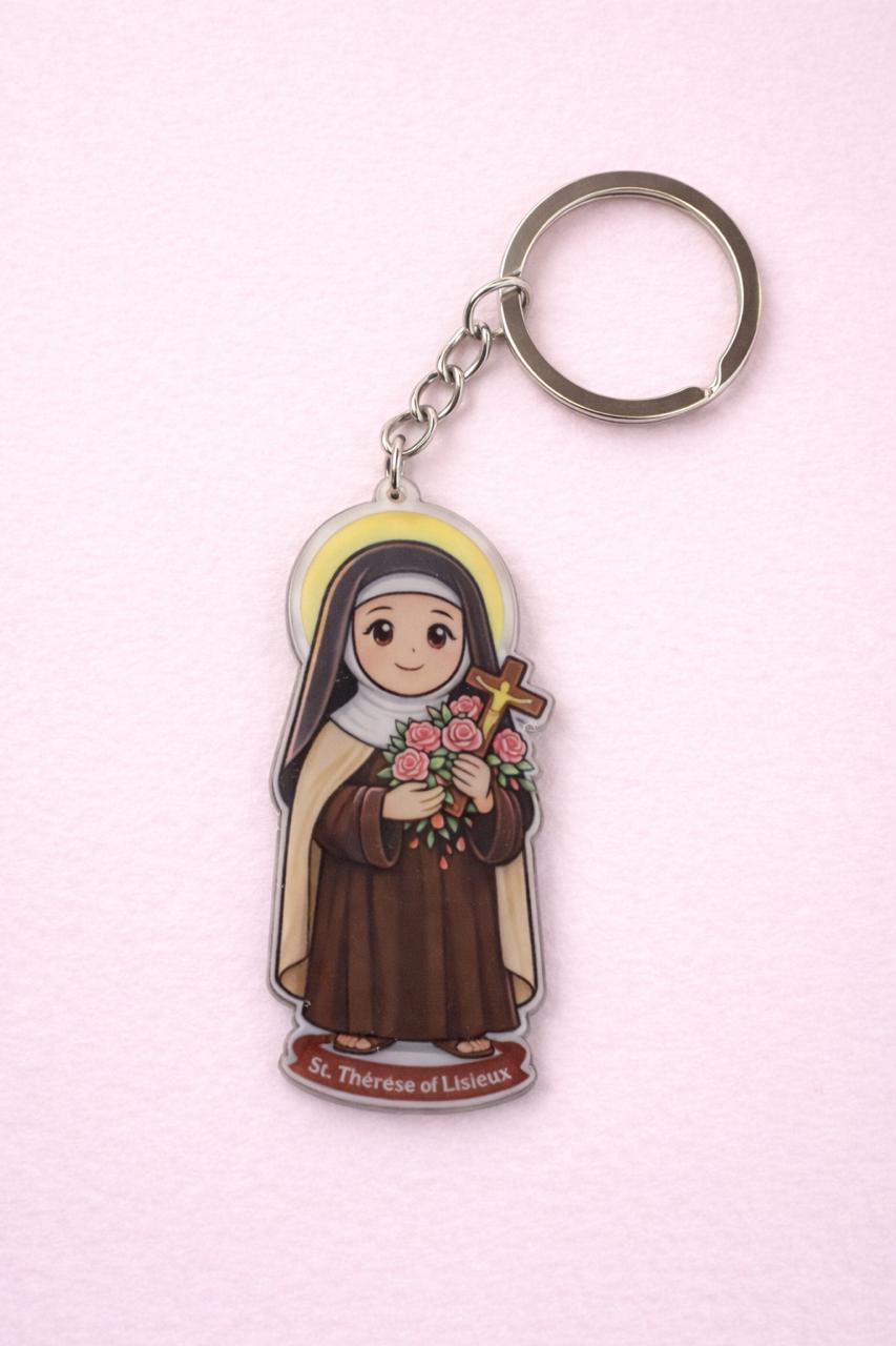 Saint Thérèse of Lisieux Keychain