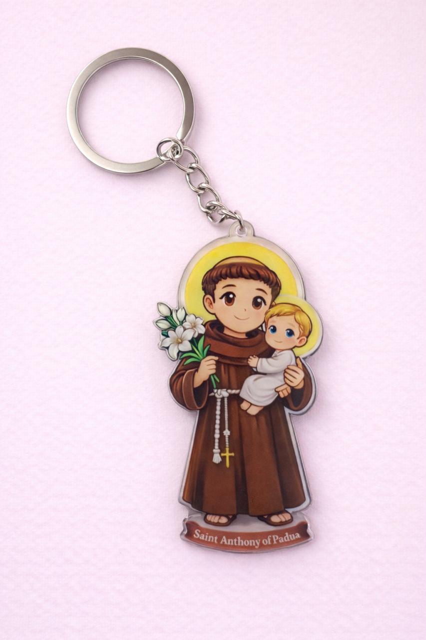 Saint Anthony of Padua Keychain