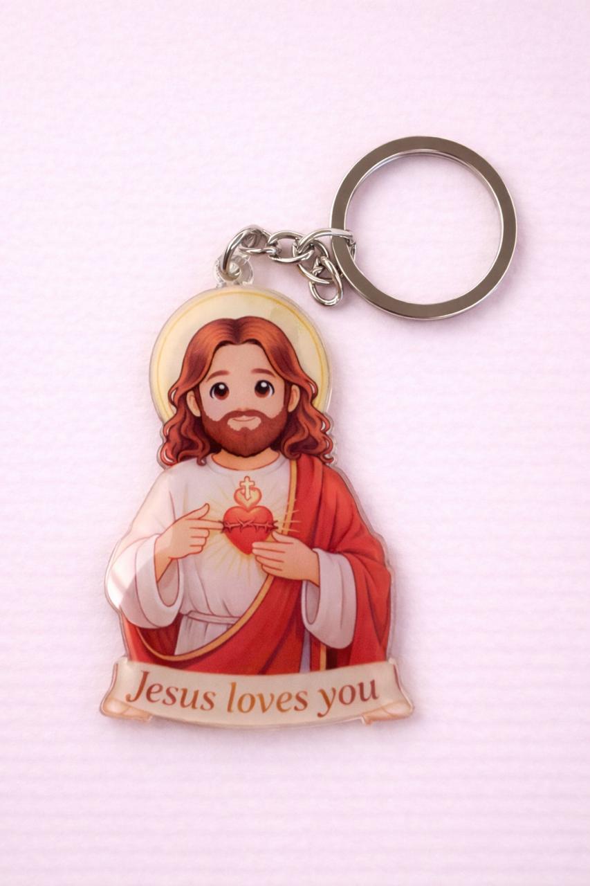 Heart of Jesus Keychain
