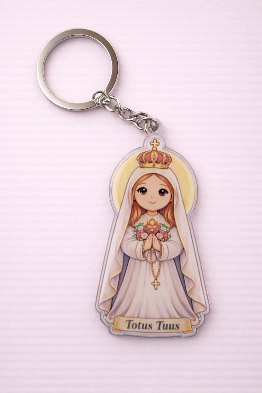 Virgin Mary Keychain