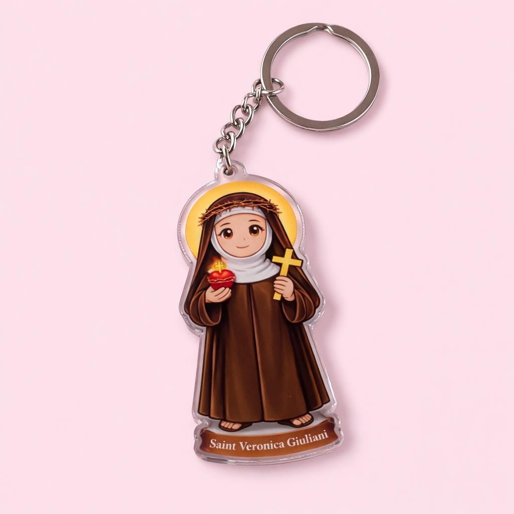 Saint Veronica Giuliani Keychain
