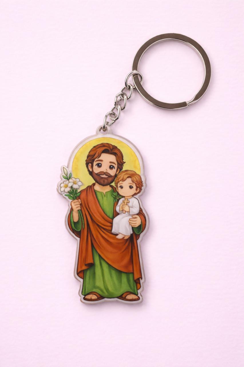Saint Joseph Keychain