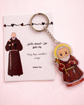 Padre Pio Keychain
