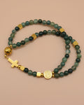 Moss Agate Rosary Bracelet