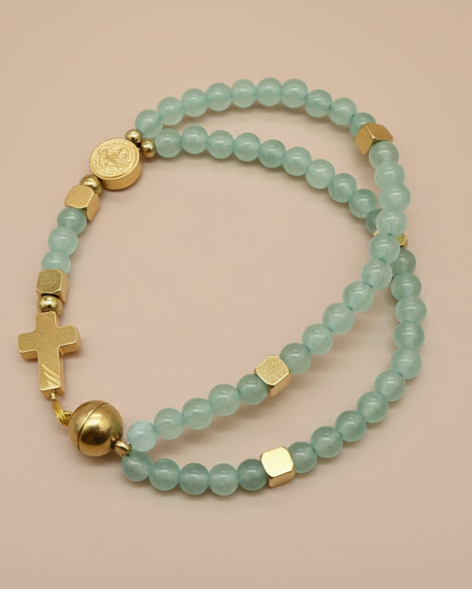 Green Aventurine Rosary Bracelet