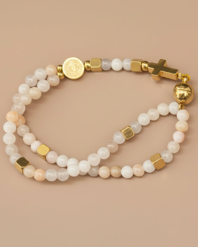 Pink Aventurine Rosary Bracelet
